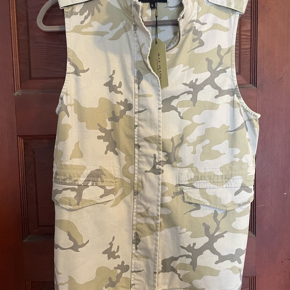 Max Jeans Camo Vest